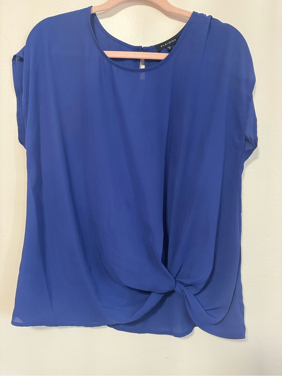 Pleione Tops - Pleione Blue Blouse, M